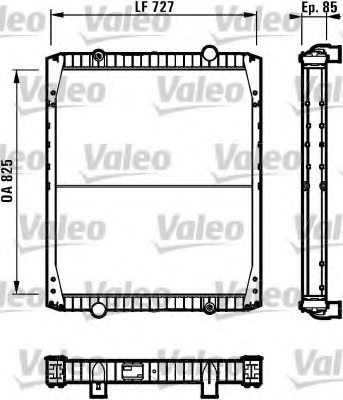 VALEO 731553 Radiator, engine cooling